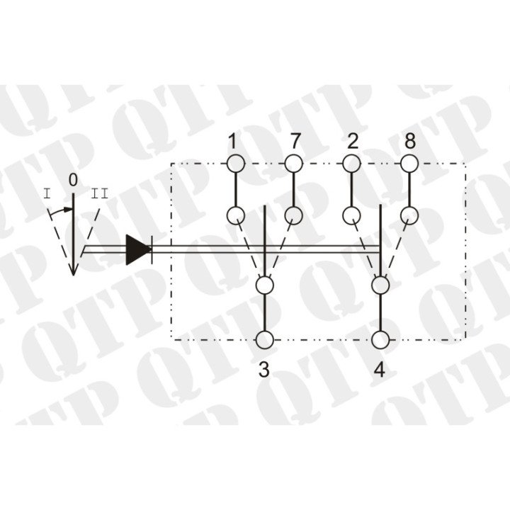 Rocker Switch 3 Position Off 12 Valmet Valtra Lift Switch