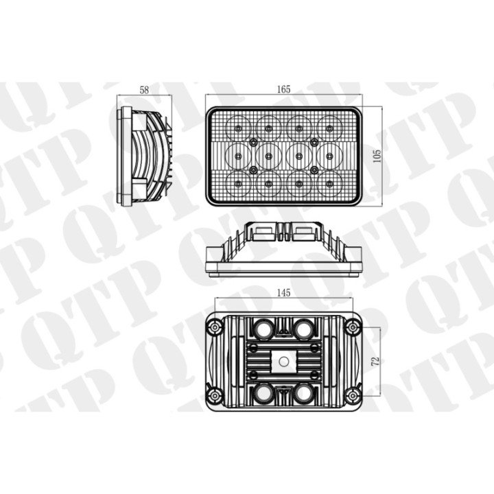 LED Head Lamp RE135400 - John Deere