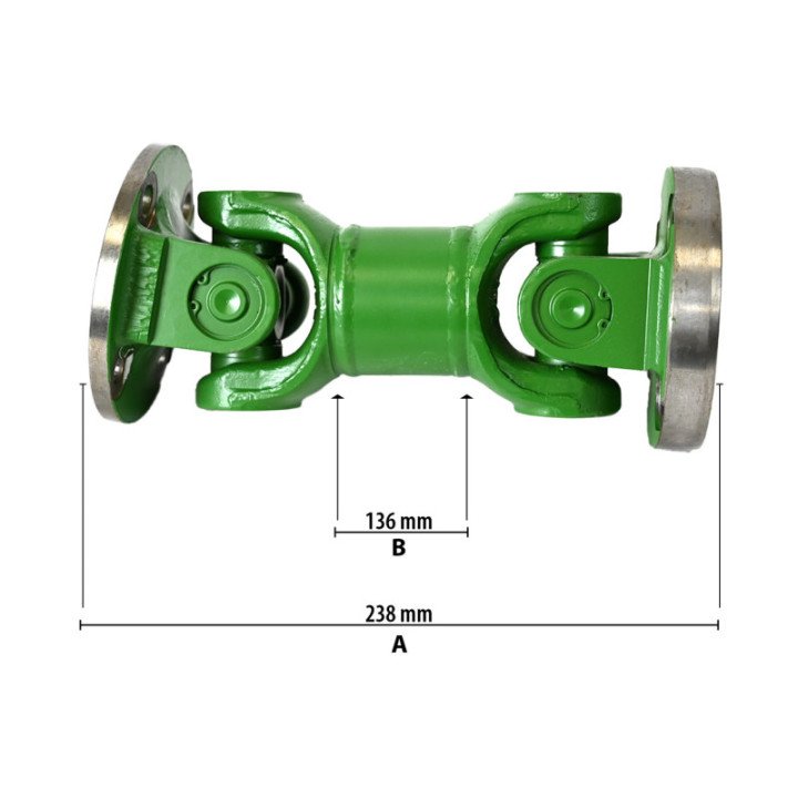 QTP | Drive Shaft | John Deere 6000 6010 6020 7020 | AL117418 AL113394 AL111279 AL79553 500019