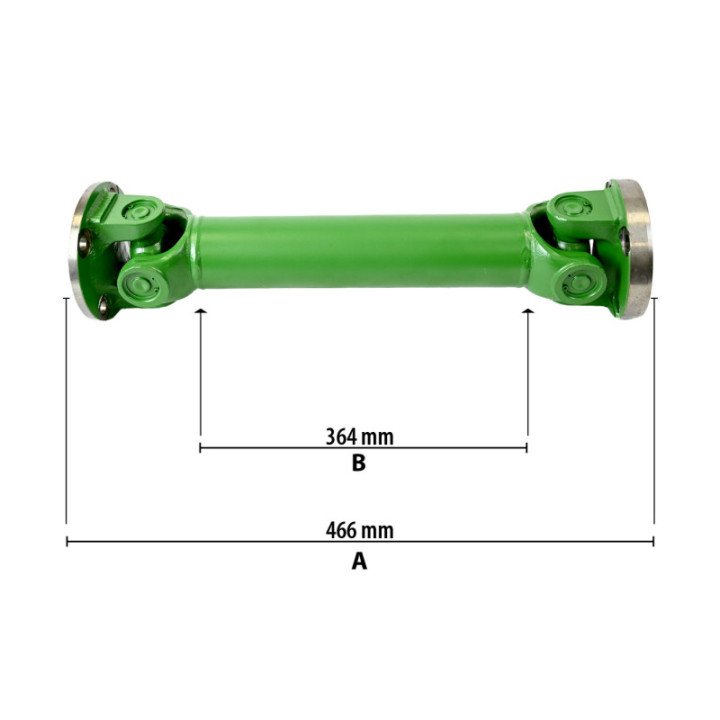QTP | Drive Shaft | John Deere 6000 6005 6010 6020 Series | AL117413 AL79499 AL113391 | 500020