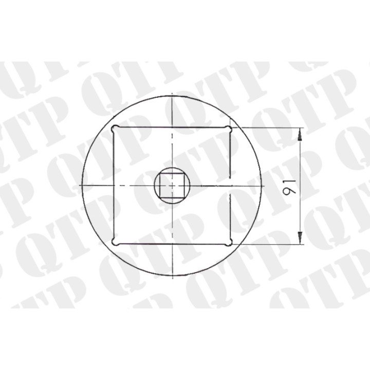 Front Axle King Pin Socket John Deere EDE-FA0042