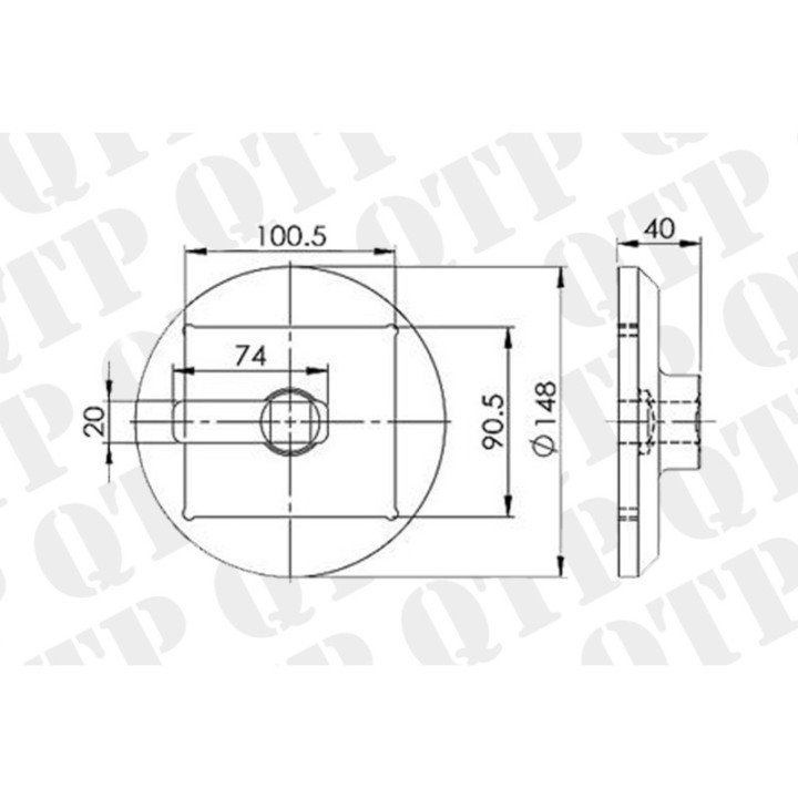 King Pin Pivot Socket John Deere