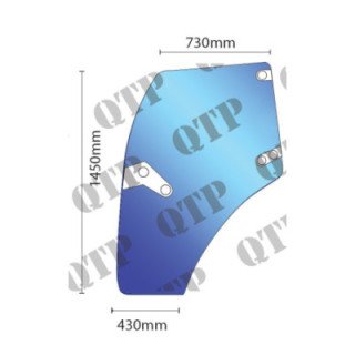 Door Glass Curved Deutz Agrotron K Series LH