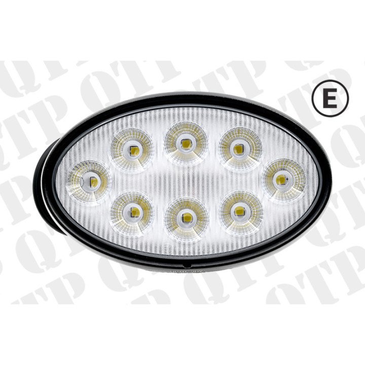 Work Lamp LED Oval Side Mount and Pedestal Mount 4400 Lumens with 35mm and 32mm Swivel Heads