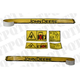 John Deere 6R 56587 - John Deere R M Series Bonnet Decal 4 Cylinder LH and RH