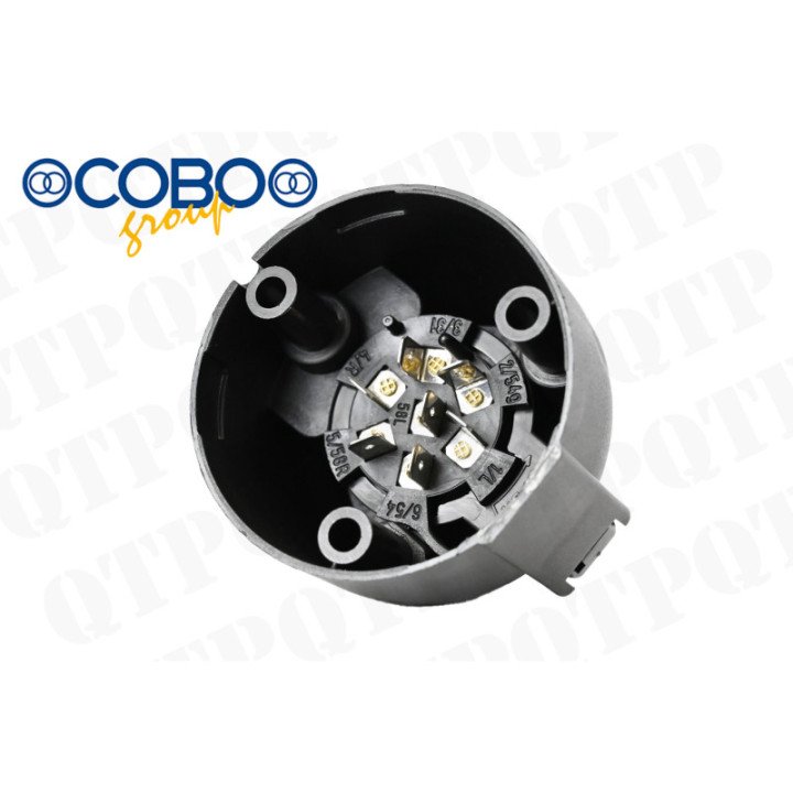 John Deere 04 Series China 56735 - 7 Pin Cobo Socket with Spades