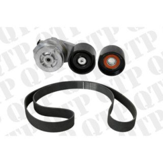 QTP | Fan Belt Tensioner & Pulley Kit | Massey Ferguson 6600 7600 Series | 4378107M1 | V837074402 |