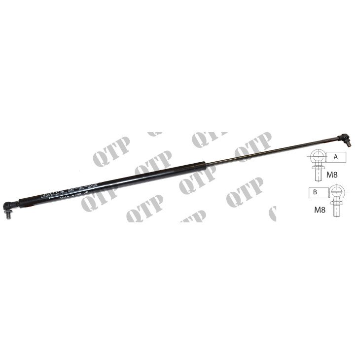 Vérin à gaz 730mm 150N Fenêtre arrière