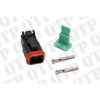 QTP | Deutsch Connector 2 Poles Plug | 100093