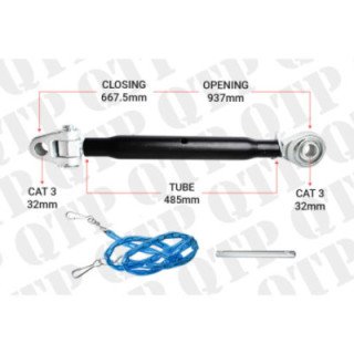 QTP | Top Link Cat 3 3 Knuckle Ball 485mm Heavy Duty | KB33485 | S28208