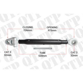 QTP | Top Link | Cat 3 3 Knuckle Ball 520mm Heavy Duty | KB33520 |