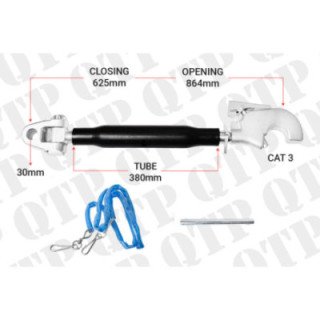 QTP | Top Link Knuckle 30mm 3 Hook 380mm Heavy Duty | KH303380 | S1596
