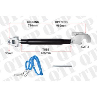 QTP | Top Link Knuckle 30mm 3 Hook 485mm Heavy Duty | KH303485 | S1597
