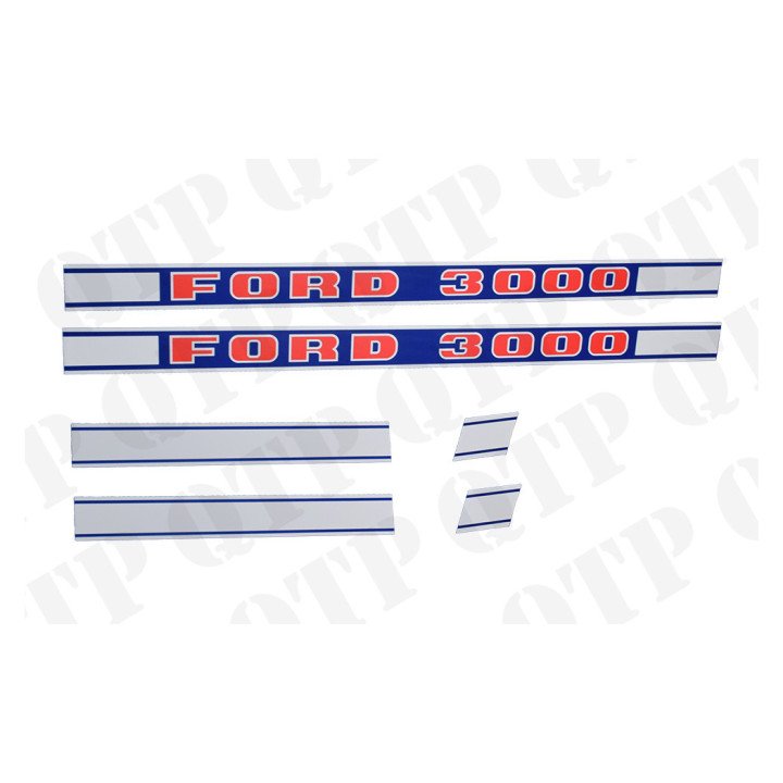 Kit d'autocollants Ford 3000