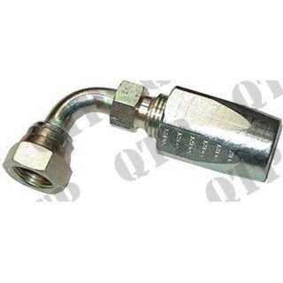 Raccord 12 pouces BSP 90Â° femelle mâle