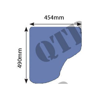 Porte en verre inférieure G D