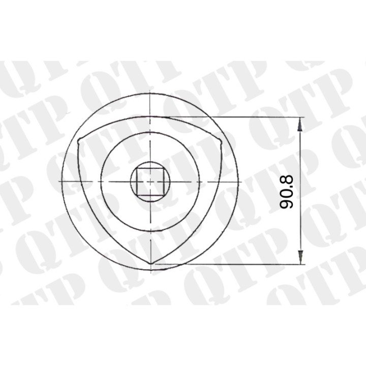 Front Axle King Pin Socket Bottom New Holland EDE-FA0039