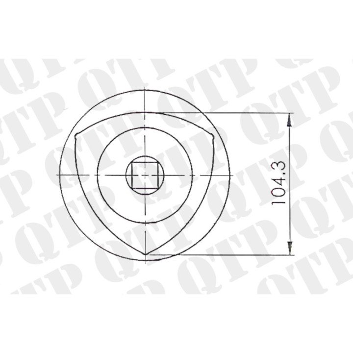 Front Axle King Pin Socket Ford New Holland EDE-FA0040