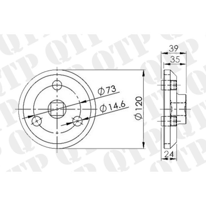 MFWD King Pin Socket Case EDE - FA0046