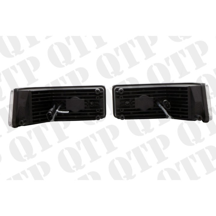 QTP | LED Head Lamp Pair (Left & Right) | Case Farmall Maxxum Series | 400070 | 232448A2 232449A2
