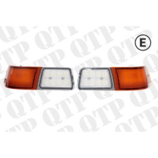 QTP | LED Corner Amber Light (Left & Right) | Case MX Series | 400072 | 279221A1 279220A1 TL6140R