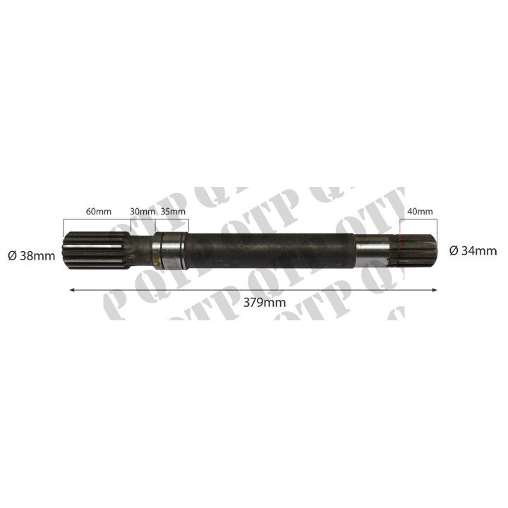 Drive Shaft New Holland T6 T7 4WD Front Axle